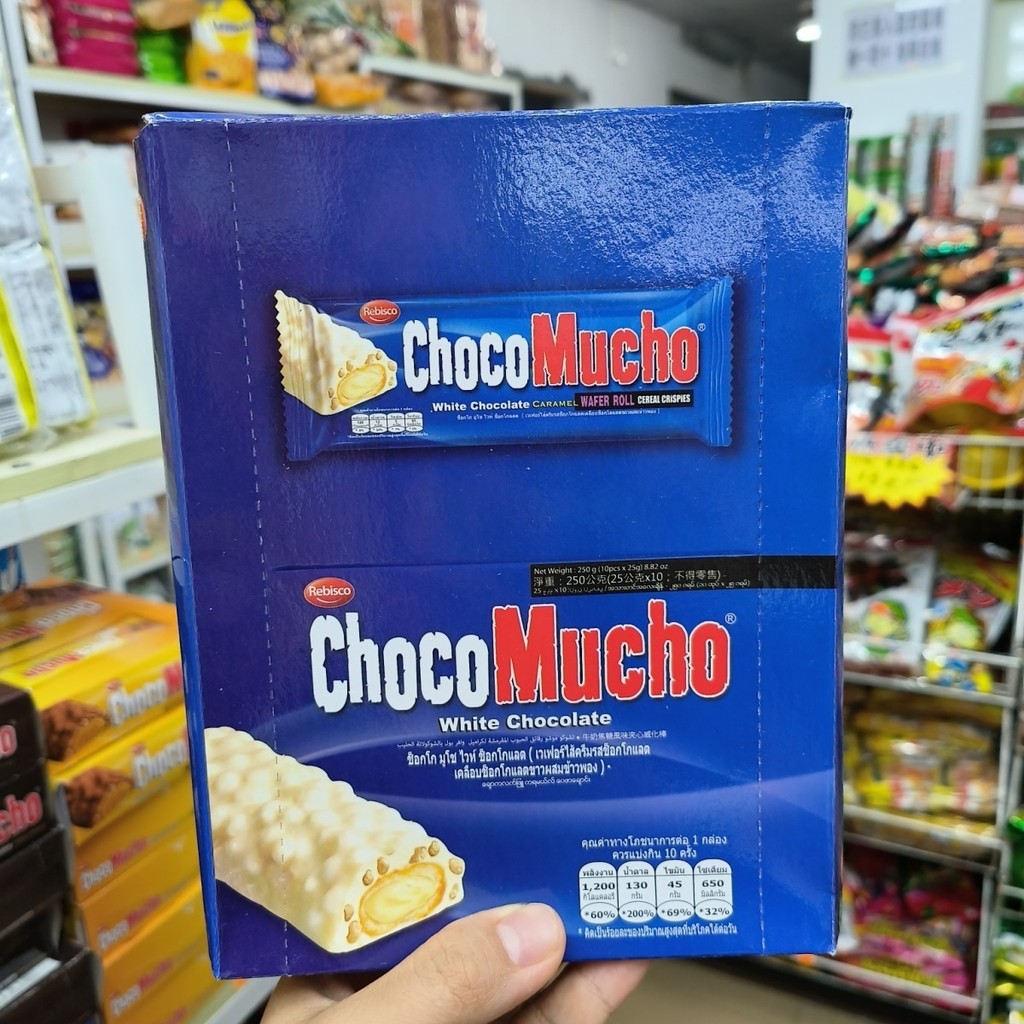 ฮ่องกงซื้อนําเข้า ChocoMucho Sandwich Chocolate Bar 00g Energy Bar Snacks 0x0g% L250610