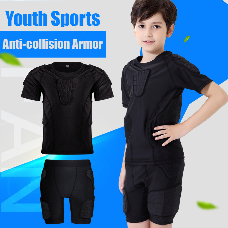 KUFUN Childrens Crash Armor Sports Protector Training Clothing