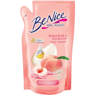 LeeMart ครีมอาบน้ำ บีไนซ์ Benice 400ML อาบบีไนส์ ครีมอาบน้ำ บีไน้ กลิ่นผลไม้ สูตร สีพีช ขนาด 400 มล.