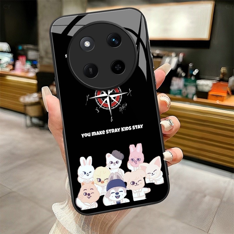 Stray Kids 02 ออกแบบกระจกนิรภัยเคสโทรศัพท์สําหรับ Honor X6 X8 4G 5G X6A X6B X8A X8B X8C X9C magic 5 