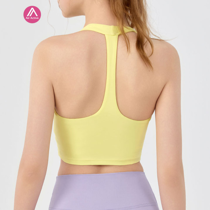 AirActive Leisure Yoga Sports Bra Fixed Pads Wide Shoulder Straps
