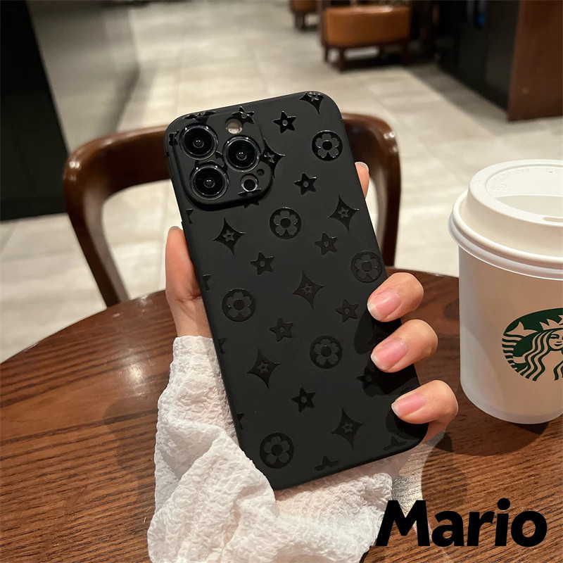 ❤️Mario❤️เคสไอโฟน16/11/12/13/14/15 Pro max เคสไอโฟน 13 หรูหรา Black Shell Case For iPhone 11,12,13,12PM,13PM,14PM,15