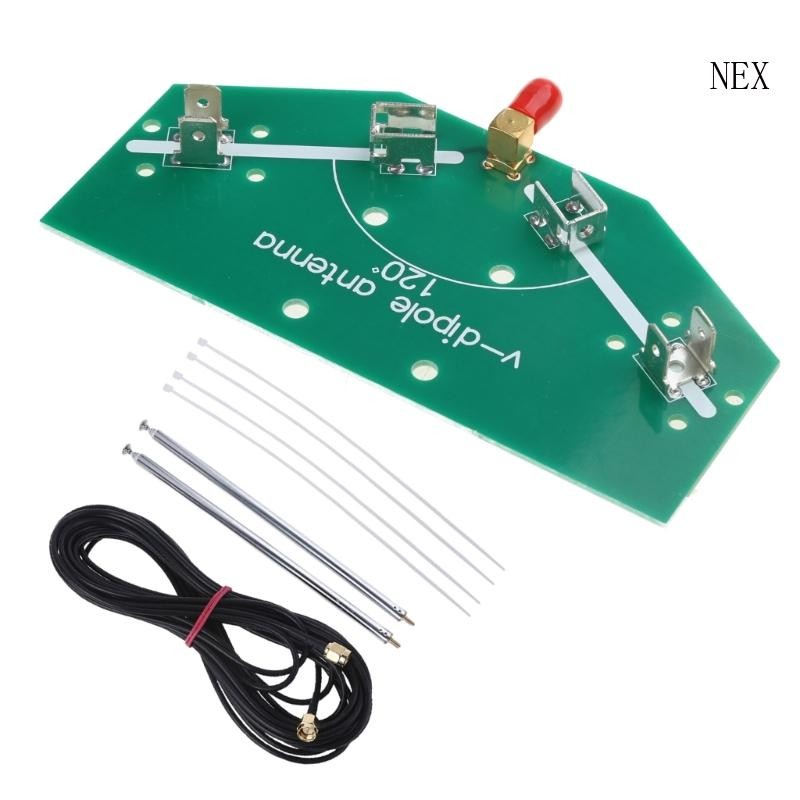 NEX 78M-1 GHz ความถี่รับ 137MHz Positive V Horn เสาอากาศ Rod V-dipole Oscillator DIY ชุดสายเคเบิล