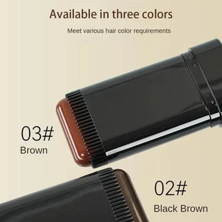 [ 1 แถม 1 ] ไม้กายสิทธิ์ย้อมผม สีดำ สีชั่วคราว ปกปิด ผมหงอก เครื่องมือจัดแต่งทรงผม สีขาว ใช้งานง่าย มี 3 สี