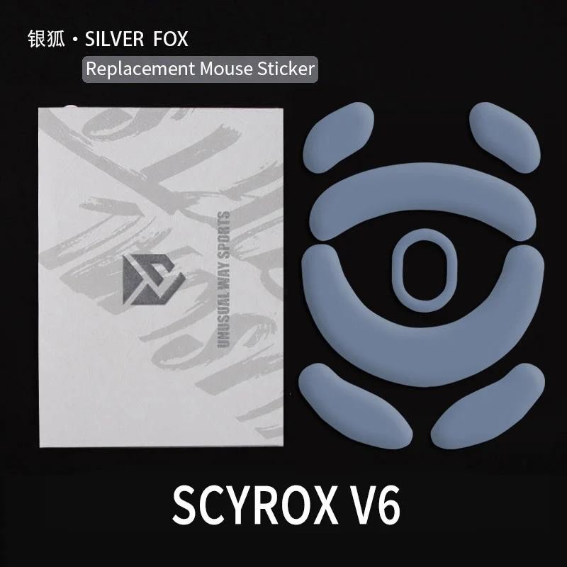 Sports Silver Fox Scyrox V6 ฟุตเมาส์ / เล่นสเก็ตเมาส์ PTFE (ความเร็ว)
