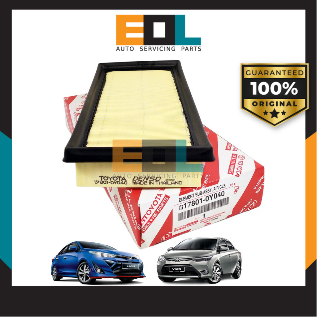 กรองแอร์ Toyota สําหรับ Vios NCP150 & NSP151 - 17801-0Y040