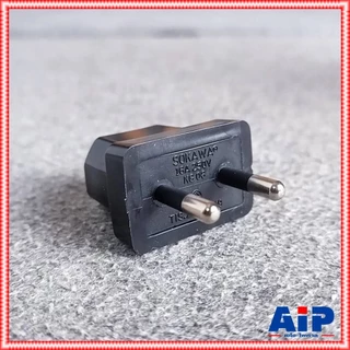 SOKAWA S-319 บล็อคยาง4x8 3กราวน์คู่ มีเบเกอร์ มาตราฐาน มอก. บล็อคยางพร้อมปลั๊กกราวด์คู่ บล็อคยาง6ช่อง เอไอ-ไพศาล