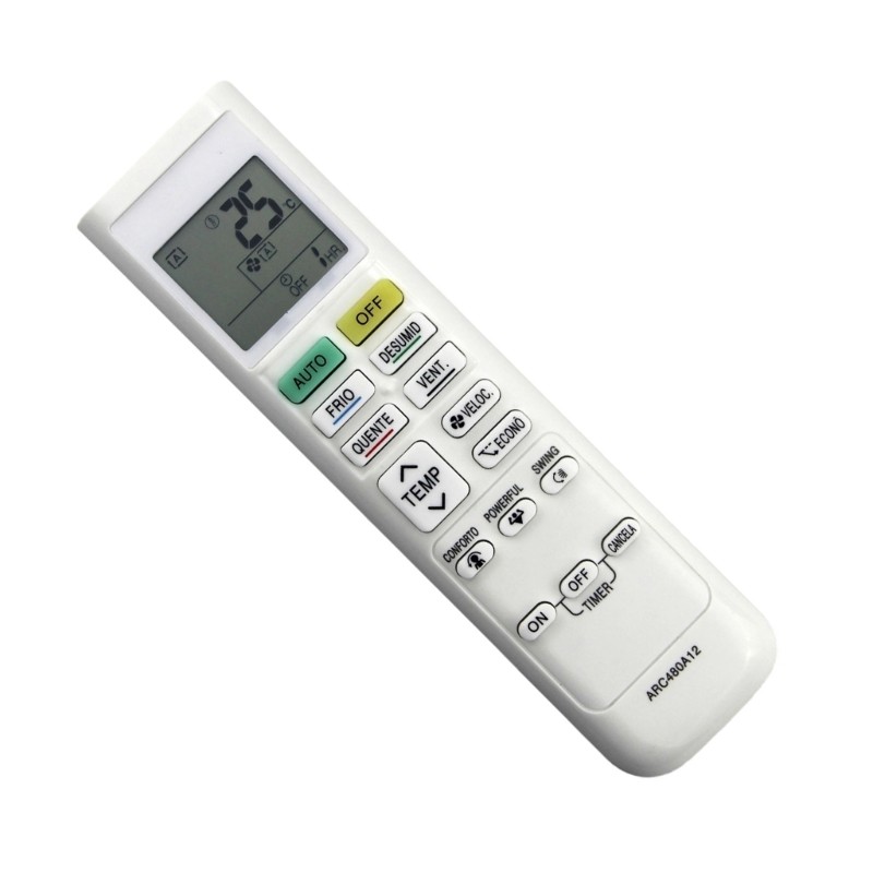 WIN รีโมทคอนโทรลเครื่องปรับอากาศสําหรับ ARC480A13 ARC480A9 ARC480A53 เปลี่ยน