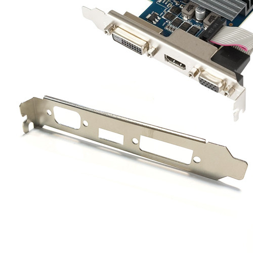 วงเล็บสูงเต็ม D-Sub DVI HDMI VGA Fr AMD R7 240 Nvidia GeForce 210 220 315 320 405 420 430 520 530 61
