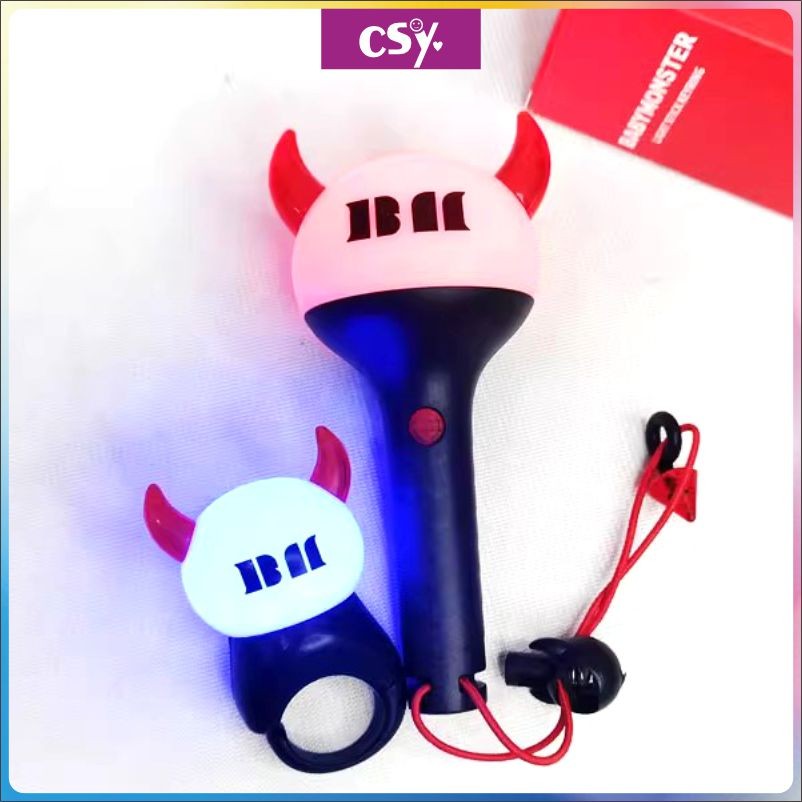 Babymonster Mini Lightstick พวงกุญแจ Babymonster Mini Lightstick พวงกุญแจ Babymonster Mini Glow RingBABYMONS7ER Glow Stick พวงกุญแจ BAEMON จี้แฟน MONSTIEZ ของขวัญ