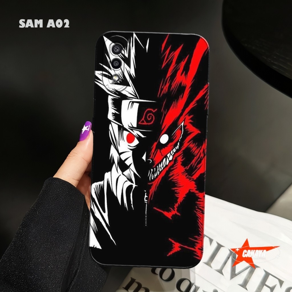 Softcase For (Samsung Galaxy A02) ล่าสุด Cool Pro Camera Fashion Naruto Casing - Mobile Casing - ตัว