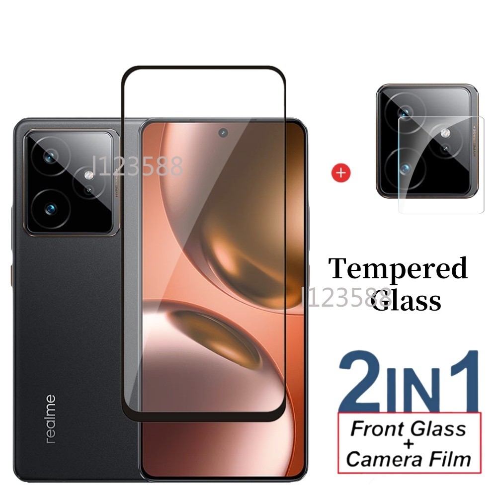 สําหรับRealme GT 7T 2 ใน 1 กระจกนิรภัยป้องกันหน้าจอฟิล์มสําหรับRealme GT7 T 5G 2025 RealmeGT7 Realme