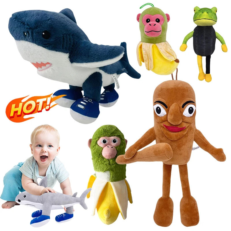 Anime Tralalero Tralala Plush Toy Tralalero Tralala Plush Shark Doll Tung Tung Tung Sahur Toy Stuffe
