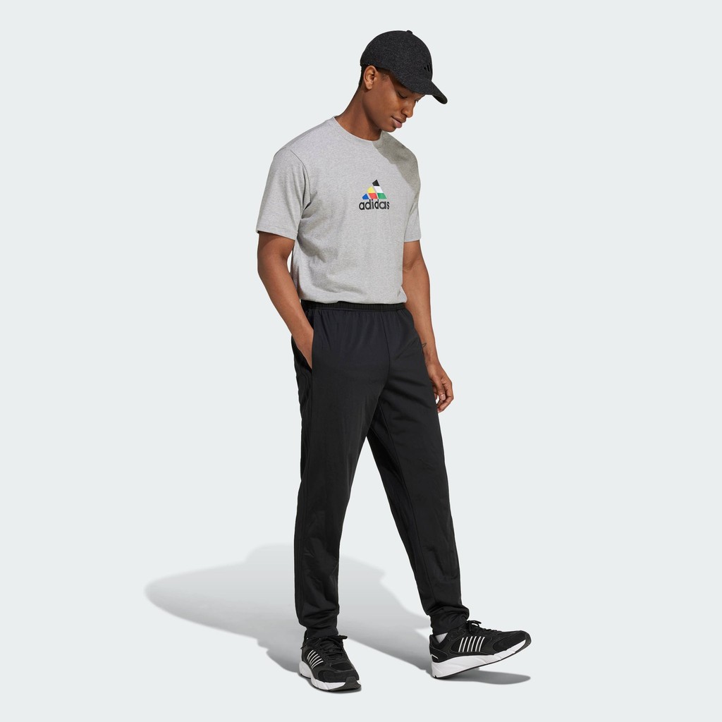 adidas Lifestyle House of Tiro Nations Graphic Tee Men Grey IW2669 - รูปที่ 2