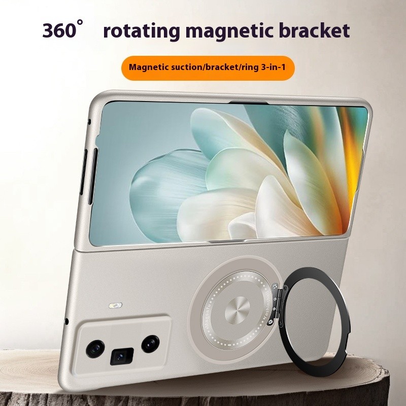 เคสโทรศัพท์แม่เหล็กแบบหมุนได้บางเฉียบสำหรับ Honor Magic VS3 V3 VS2 V2 Huawei Mate X6 X5 X3 X2 ชาร์จไ