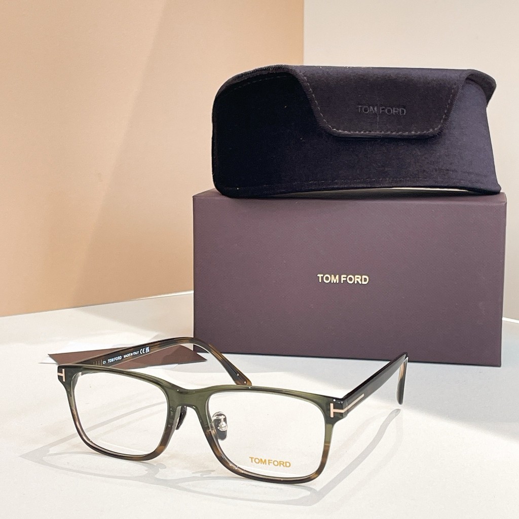 [คุณภาพสูง] TOM FORD Glasses TF5926 Irregular Plate Cat Eye Shape Fashion Glasses Frame Replacement Lens Unisex