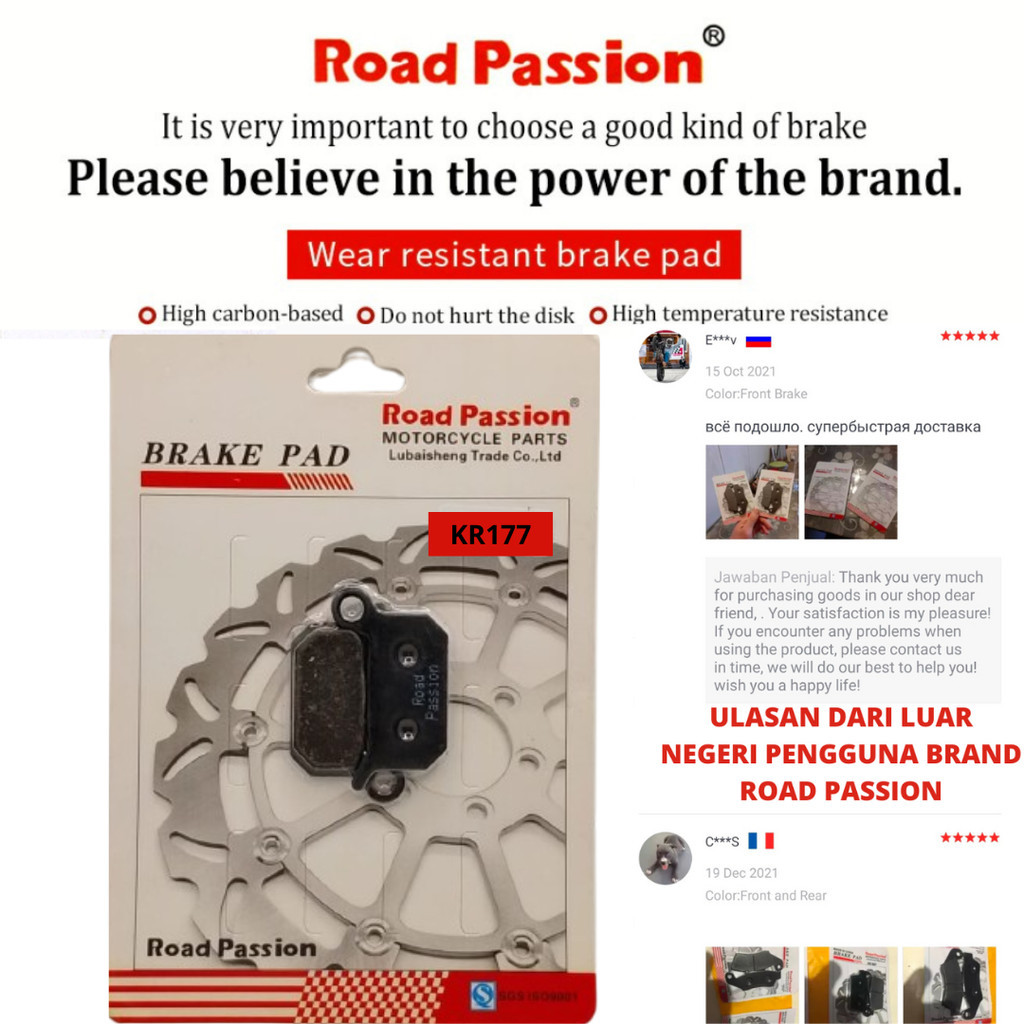 ผ้าเบรคหน้าและหลังสําหรับ KTM CR 50 50 SX อาวุโส 50 Supermoto 65 SX รถจักรยานยนต์