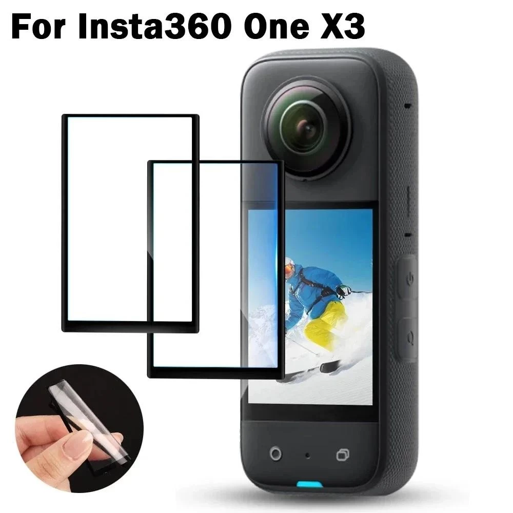 1-3 ชิ้นสําหรับ Insta360 X6 X5 X4 Air X3 ป้องกันหน้าจอฟิล์มสําหรับ Insta 360X5 Insta360X4 360X6 x4Air อุปกรณ์เสริม Anti-scratch ฟิล์มเต็มรูปแบบป้องกันฟิล์ม (ไม่ใช่กระจก) thumbnail 8