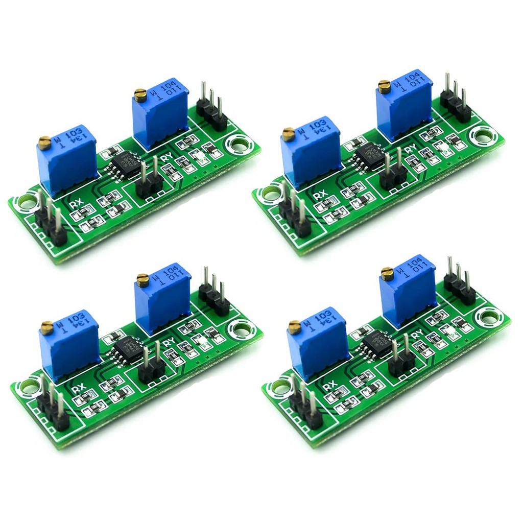 4PCS LM358 Dual Operational Amplifier Module DC 3.5-24V Weak Signal Voltage Amplifier Board ปรับ Gai