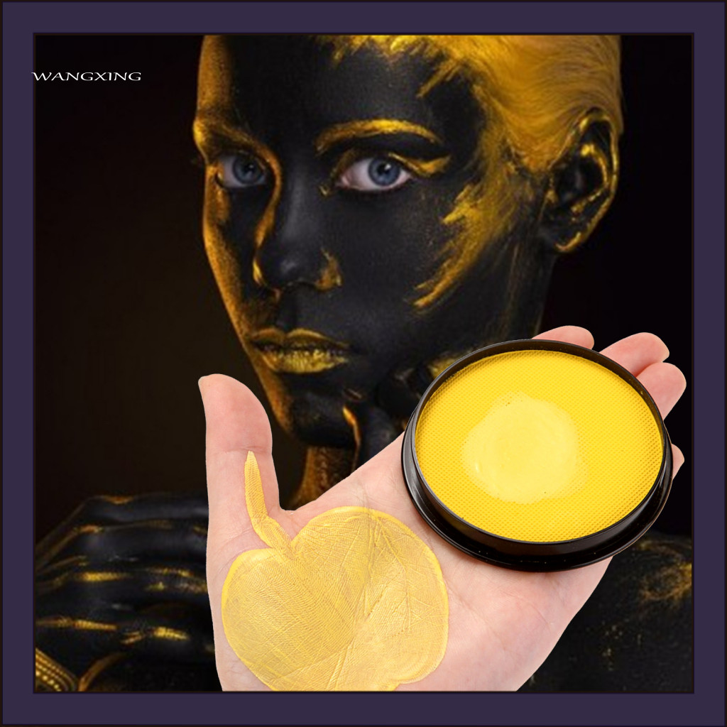 [WX] Cool Face Paint Bright Multifunctional Solid Color Face Body Paint Kit for Dressing Room