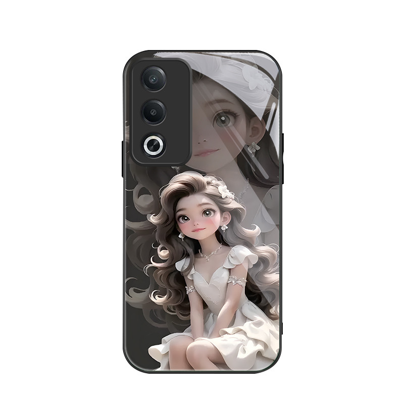 สําหรับ Oppo K12x 5G&Oppo A3 Pro 5G&Oppo A80 5G , สาวสวย, บุคลิกภาพอินเทรนด์, เคสป้องกันโทรศัพท์ป้องกันการตก