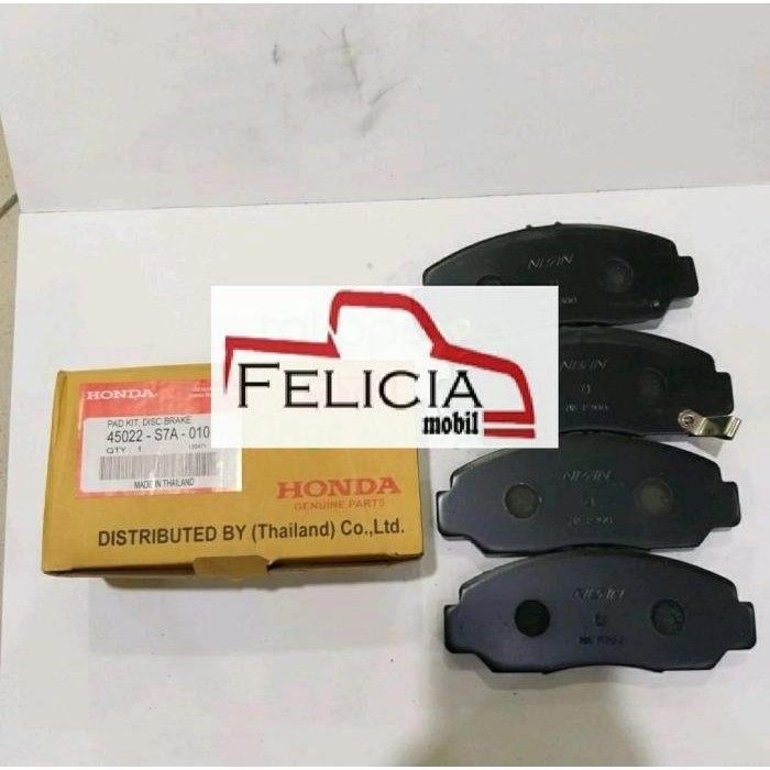 ผ้าเบรคหน้า FR ผ้าเบรค Stream Accord Civic Odyssey 45022-S7A-010