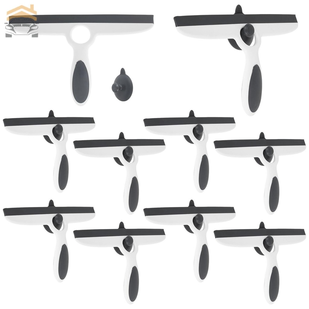 ไม้กวาดแก้วฝักบัวทําความสะอาดง่ายฝักบัวไม้กวาดห้องน้ําสําหรับ Home SHOPQJC0939