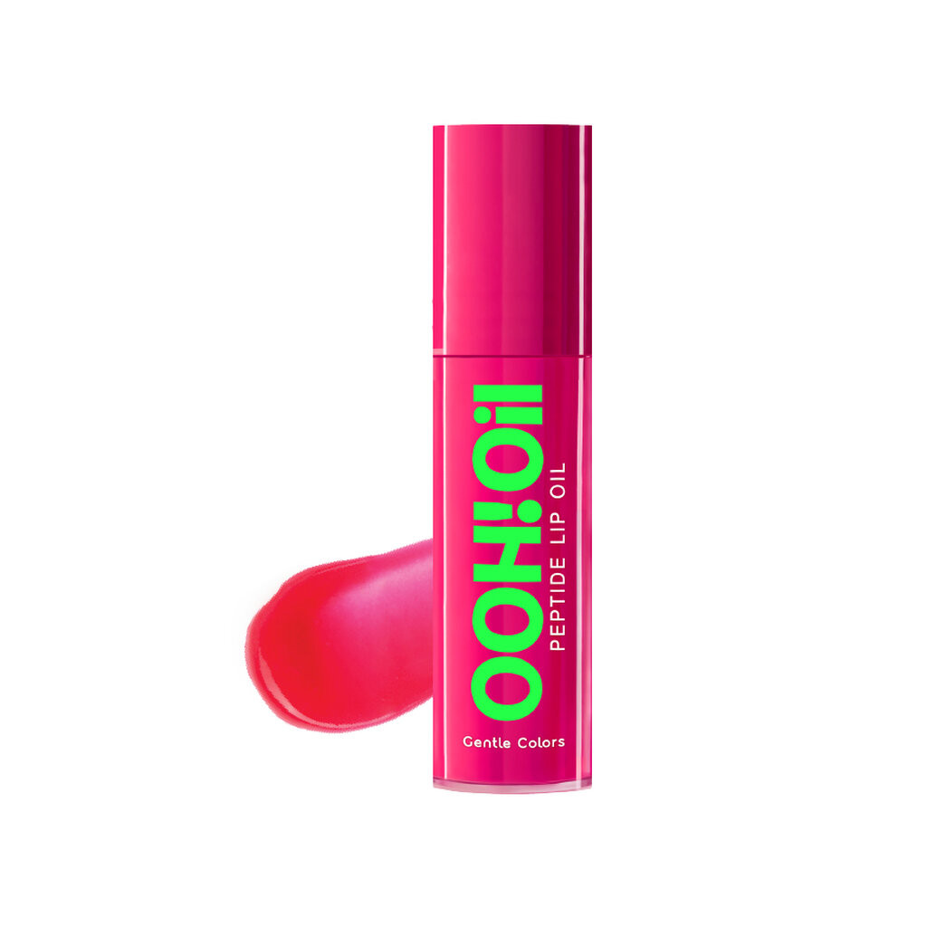 Gentle Colors เจนเทิล คัลเลอร์ อู้ว ออยล์ เปปไทด์ ลิป ออยล์ 2ก. 02 เพร็พพี พิงก์ - รูปที่ 2
