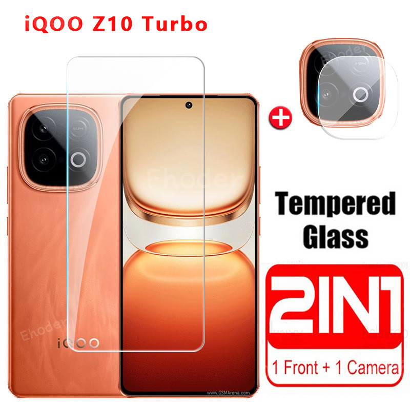 สําหรับ iQOO Neo 10 Z11 Z10 Turbo Pro 5G 2025 ป้องกันหน้าจอคลุมทั้งหมดป้องกันกระจกนิรภัยสําหรับ iqooZ11 Z11Turbo iqooZ10Turbo Z 10 Z10TurboPro Neo10 ฟิล์มด้านหน้าเลนส์กล้อง