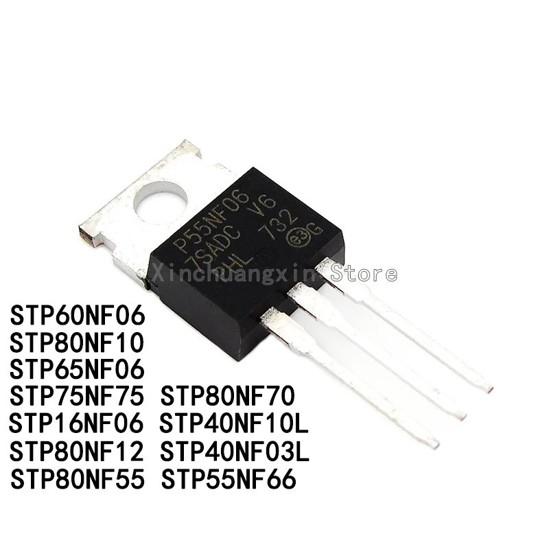 1-5PCS P80NF70 P55NF06 P40NF03L P80NF12 P16NF06 P75NF75 P65NF06 P80NF10 P60NF06 P40NF10L P80NF55 TO-