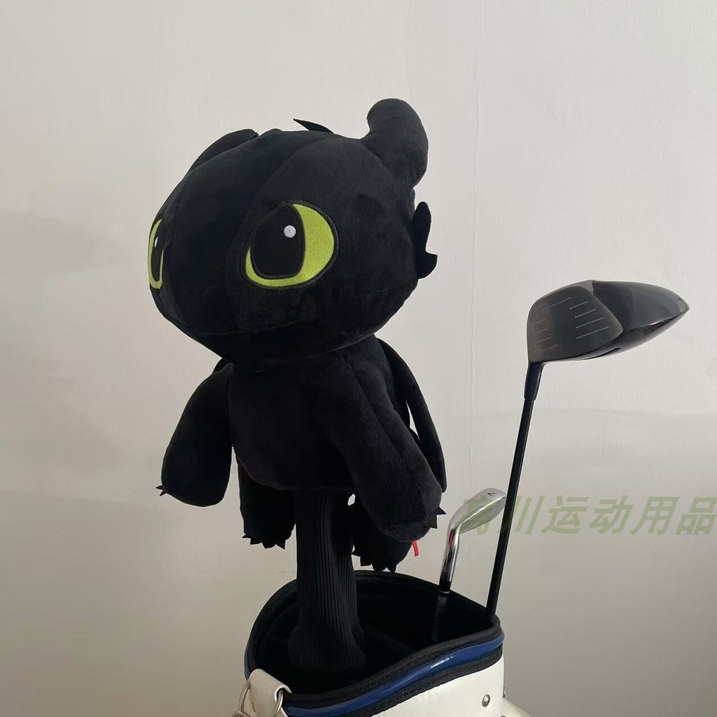How to Train Your Dragon Toothless Boy Golf Club Cover No. 1 ไม้ เบอร์ 35แฟร์เวย์ไม้ฝาครอบแสงเบรกคืนฝาครอบหมวกเบรก