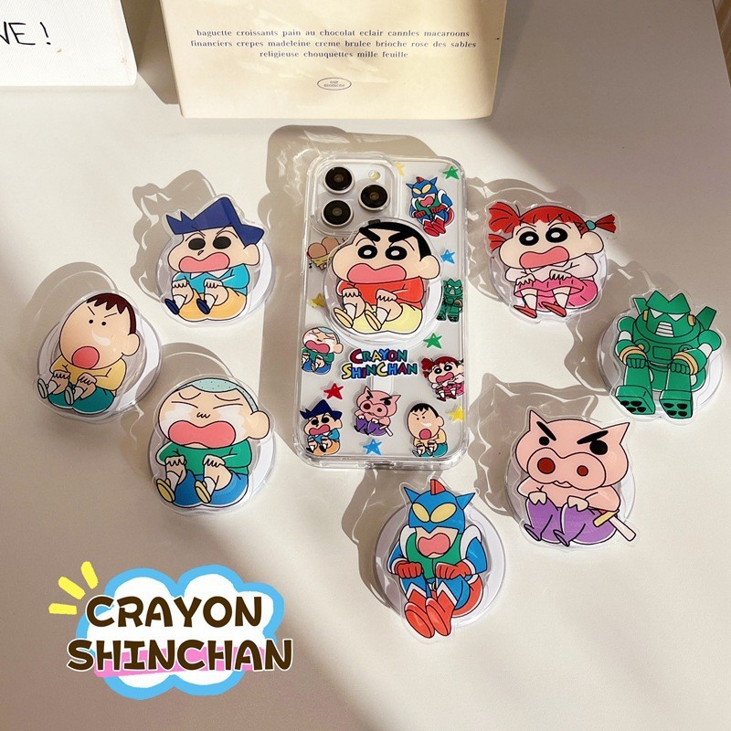 Creative Cartoon Butt Jumping Shin-Chan Magnetic Mobile Phone Holder Unique Lazy Holder Unisex Coupl