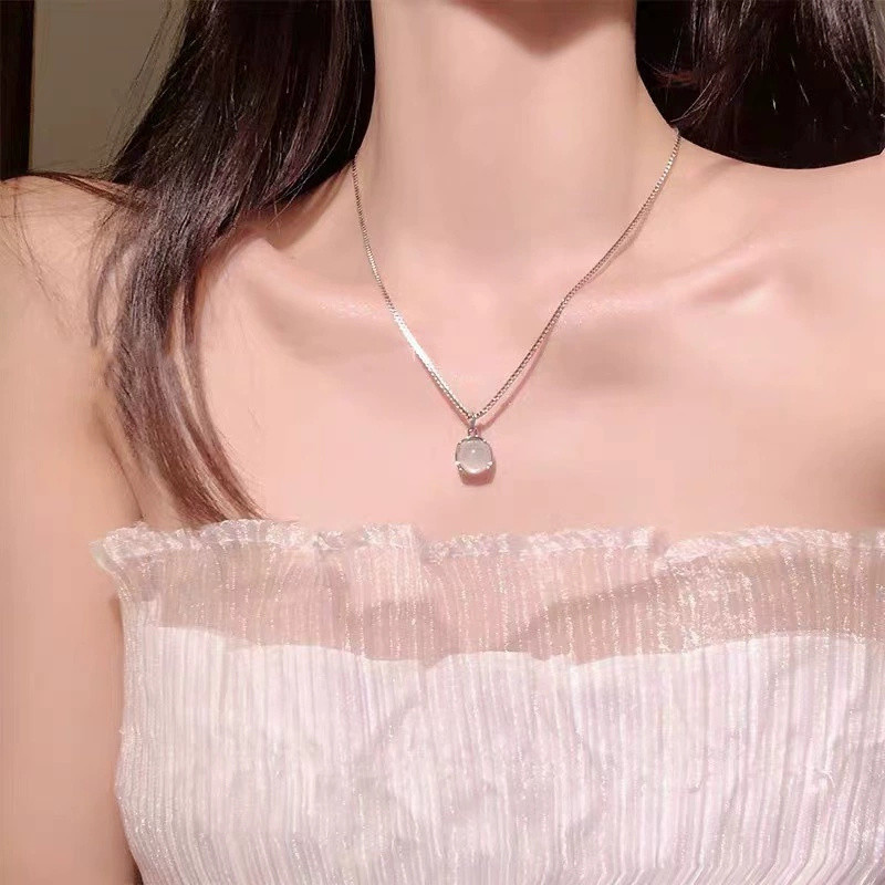 ผู้หญิงน่ารักคริสตัลเพิร์ลเชลล์ผีเสื้อจี้สร้อยคอ