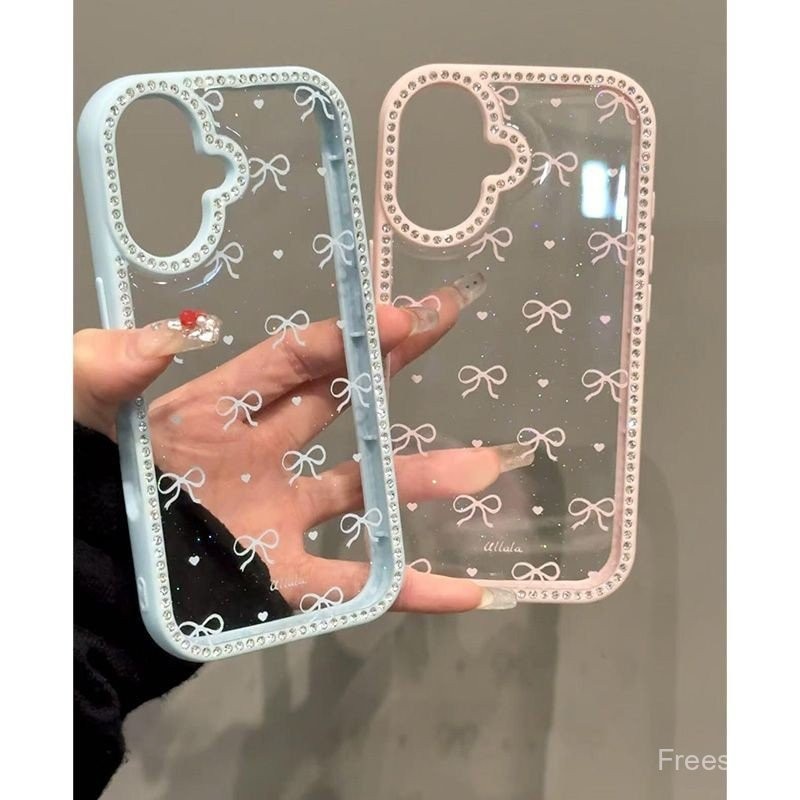 เคสโทรศัพท์ใสลายการ์ตูนน่ารัก เหมาะสำหรับ iPhone 16 15 14 13 12 11 Pro ProMax Plus X XS XSMAX เคสป้องกันโทรศัพท์ Apple ป้องกันการตกกระแทก ปกป้องขอบเต็มรูปแบบ เคสซิลิโคนนุ่ม ใช้ได้ท ราคาถูก Shopee Lazada