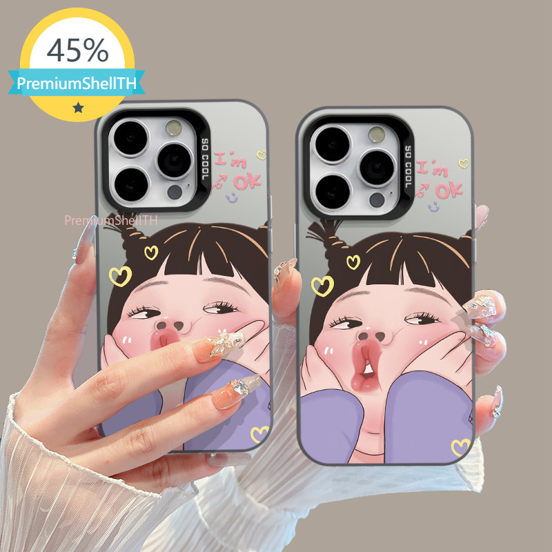 【PremiumShellTH】เข้ากันได้กับ iPhone 16 Pro Max iPhone 15 iPhone 13 iPhone 11 เคสโทรศัพท์นุ่มน่ารัก hxmscy249