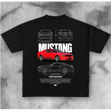 เสื้อยืด Ford Mustang 2011 โถไมโครไฟเบอร์