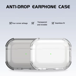 เคสหูฟัง For Airpod 4 ด้วยพวงกุญแจ เคสบลูทู ธ ไร้สาย For Air Pods Pro Case กันกระแทกง่ายๆ For Airpod 3 2 1 Pro 2 TPUกรณี