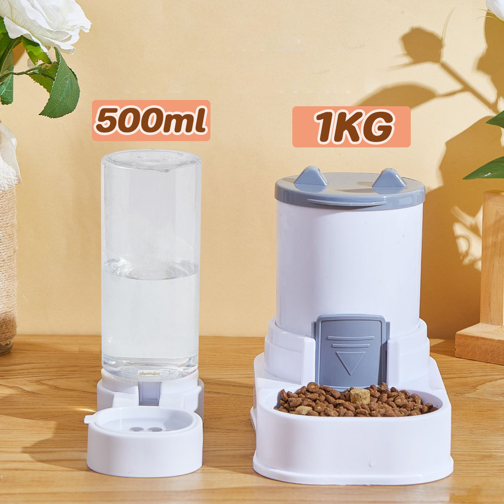 เครื่องให้อาหารสัตว์เลี้ยง เครื่องให้น้ำและอาหารสัตว์เลี้ยงอัตโนมัติ ที่ให้อาหารอัตโนมัติ ชามอาหาร หมา แมว - รูปที่ 4