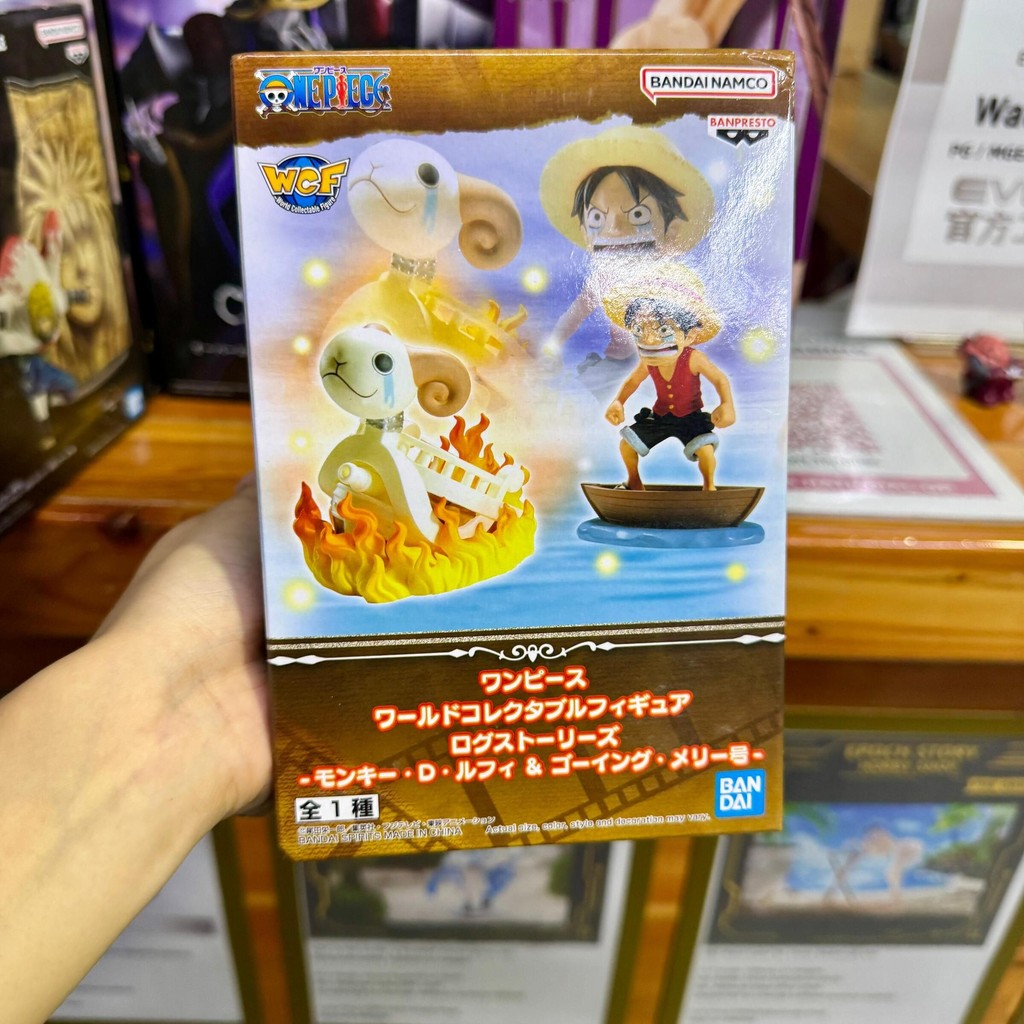 ONE PIECE WORLD COLLECTABLE FIGURE LOG STORIES-MONKEY.D.LUFFY & GOING MERRY