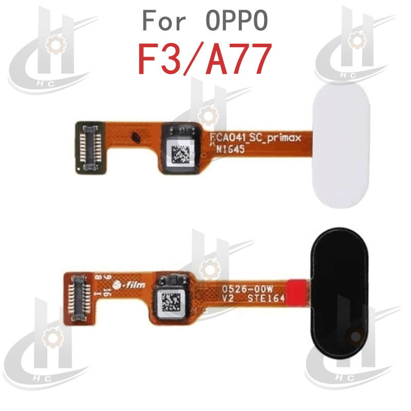 ปุ่มกลับ Touch ID Scanner เซ็นเซอร์ลายนิ้วมือ Flex Cable สําหรับ Oppo F3 / A77 / F3 Plus