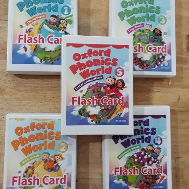 การ์ดการเรียนรู้ - Flashcard OXFORD Phonics World 1 - 5