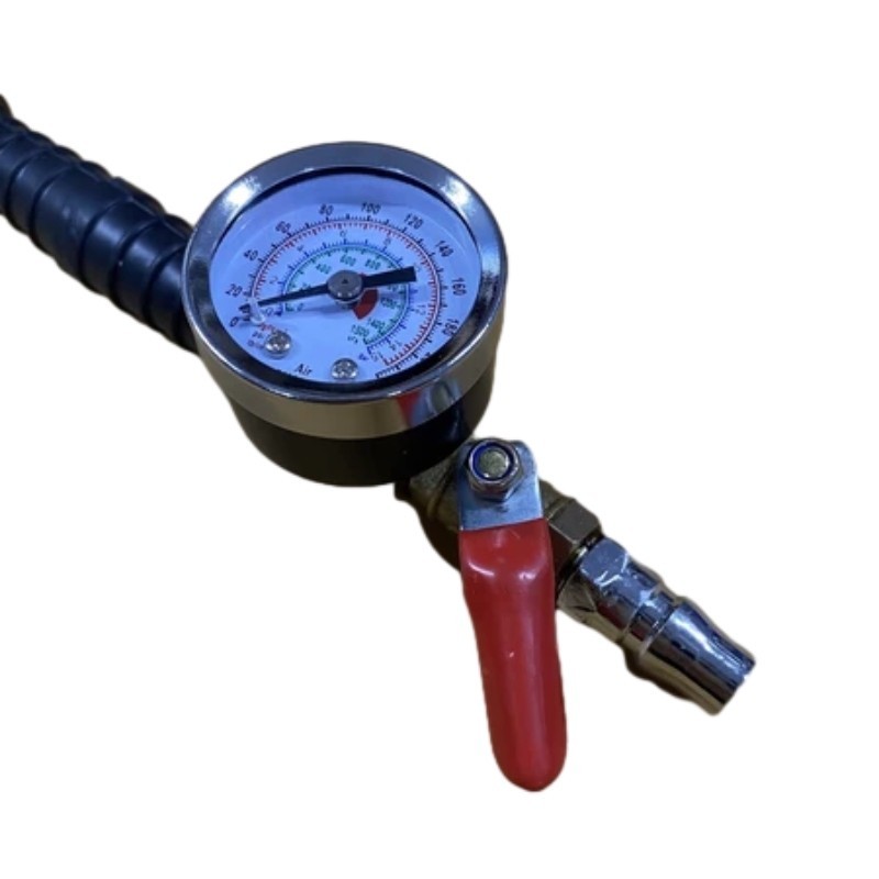 พร้อมส่งก้านเติมลมยาง หัวเติมลมยาง แบบก้านโยก หัวเติมลม ที่เติมลมยางรถ แบบยาว พร้อมเกจ สินค้าในไทย - รูปที่ 5