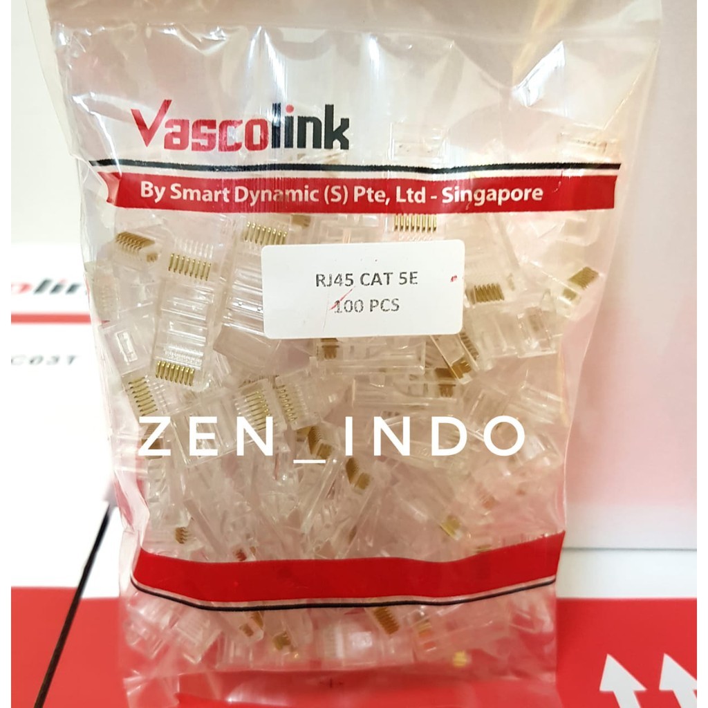 ขั้วต่อ RJ45 UTP Cat5e UTP Cat 5 จํานวน 100 ชิ้น