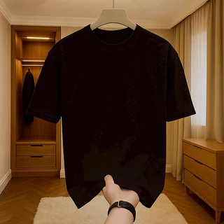 เสื้อยืดผู้ชายคอกลม แขนสั้น เสื้อคนอ้วน ยืดเปล่า oversize เสื้อยืดแฟชั่น โอเวอร์ไซส์ทรงหลวม เนื้อผ้านุ่มเย็นสบาย สีขาว