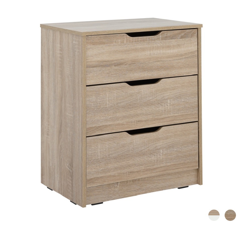 Furinbox ตู้ 3 ลิ้นชัก รุ่นเทียน่า - มี 2 สีให้เลือก