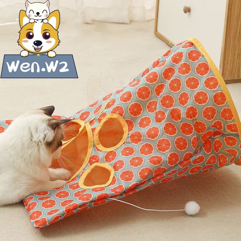 wen.W2 ของเล่นอุโมงค์แมว ของเล่นแมว อุโมงค์สัตว์เลี้ยง ของเล่นสำหรับสัตว์เลี้ยง