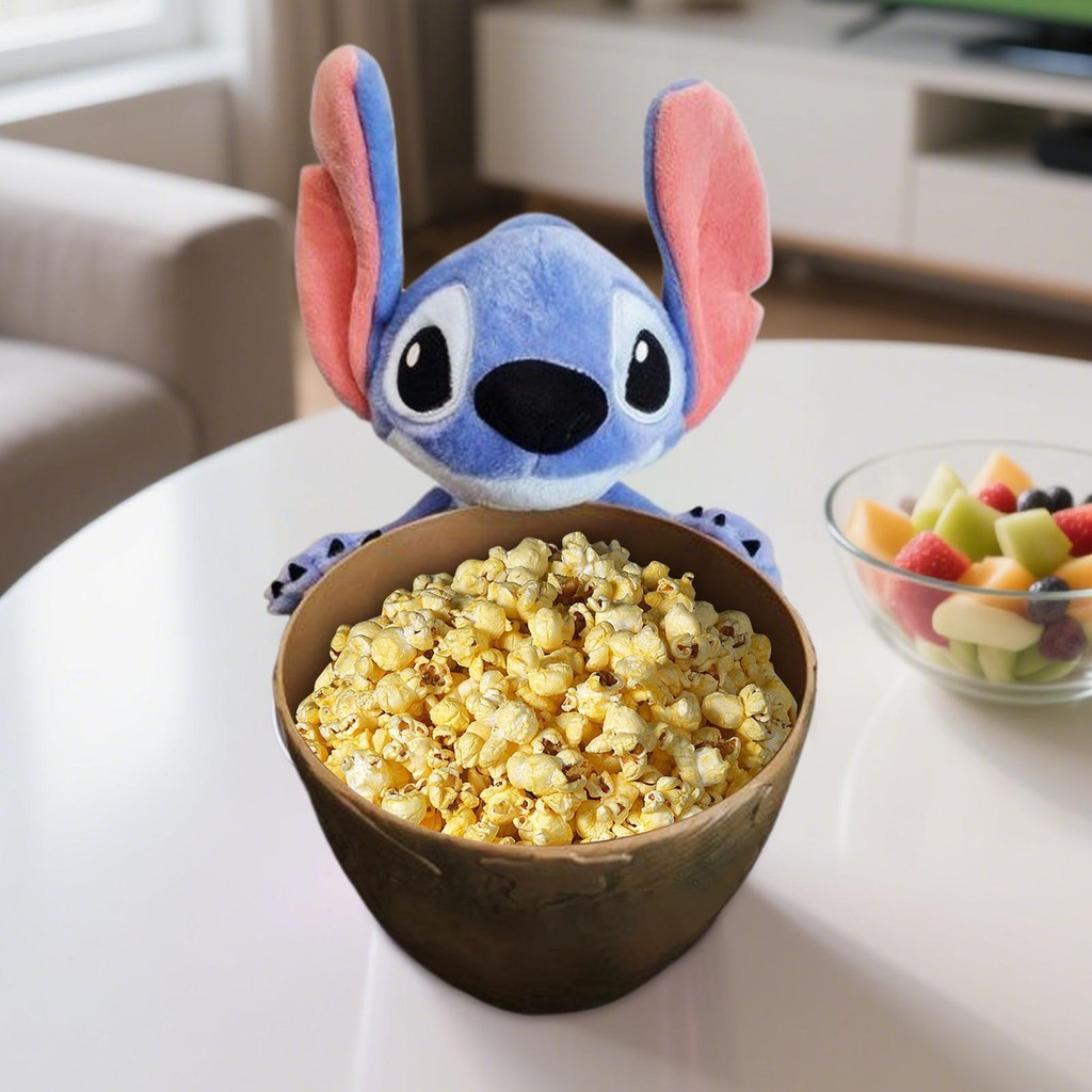 Lilo & S titch 2025 - ถังป๊อปคอร์นตุ๊กตา - Cinemark Star Baby Plush Popcorn Bucket ชินพีเอช