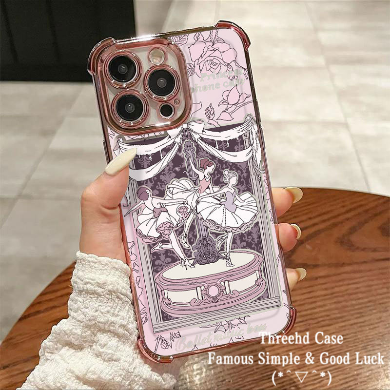 SAMSUNG ปลอกสําหรับSamsung A05s A52 A55 A53 A35 A03s A12 A13 A14 A15 A54 A34 A23 A15 A32 A25 A24 A54 A51 A22 M15 สี่มุมAnti Fall Soft Coverหรูหรา - รูปที่ 5