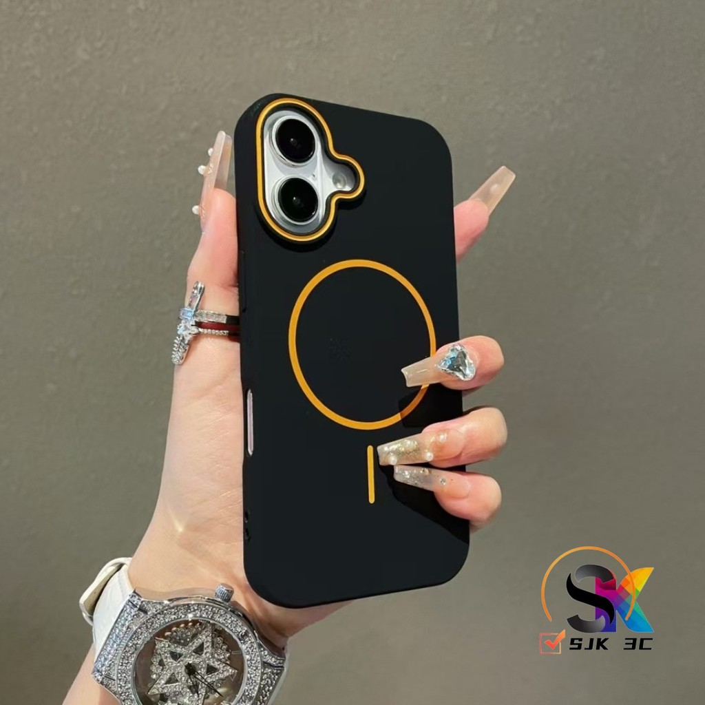 ซิลิโคนผิวด้าน เปลือกนิ่มแม่เหล็ก ไอพี 16 โปรแม็กซ์ เคสโทรศัพท์สําหรับ ไอโฟน 16 15 14 13 12 11 มือโปร สูงสุด 16 บวก 11ปลอกซิลิโคนกันกระแทกป้อ