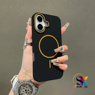 ซิลิโคนผิวด้าน เปลือกนิ่มแม่เหล็ก ไอพี 16 โปรแม็กซ์ เคสโทรศัพท์สําหรับ ไอโฟน 16 15 14 13 12 11 มือโปร สูงสุด 16 บวก 11ปลอกซิลิโคนกันกระแทกป้อ